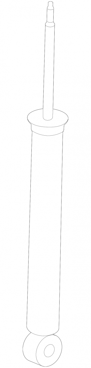 Shock absorber rear left Chevrolet Volt 11-15
