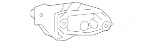 Left Engine Mount Bracket GMC Terrain 10-17 2.4 FWD