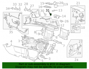 GMC Terrain 10-17 Stability Control Disable Button