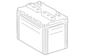 Battery 12v LEXUS ES 300/330 01-06 75Ah 630A Asia +-Reverse EXIDE