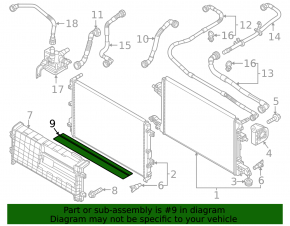 Lower radiator deflector Kia Niro 23-26 EV