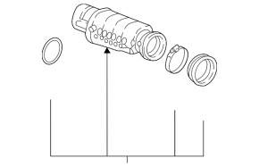 Air duct from compressor Volvo XC60 18-22