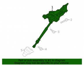 Steering column with cardan shaft Volvo XC90 16-21