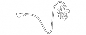 Fuel filler door lock for the Audi A7 19-25