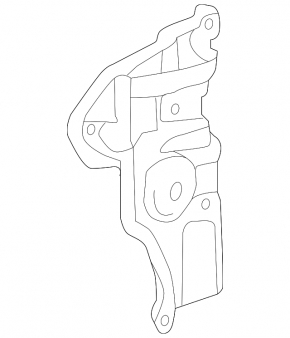 Right radiator deflector Lexus GS 16-19 F Sport, rest