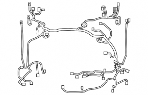 Underhood wiring with fuse box Lexus UX200 19-