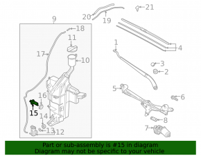 Kia Sportage 23-26 washer fluid level sensor