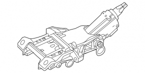 Steering column Ford Explorer 13-19