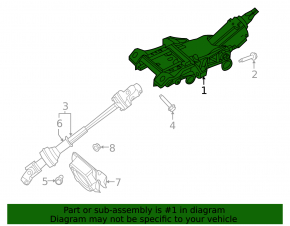 Steering column Ford Explorer 13-19