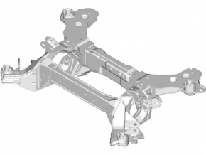 Rear subframe Lincoln MKZ 13-20 FWD