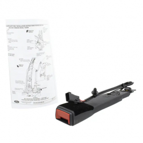 Lincoln MKZ 17-20 Passenger Seat Belt Latch Black With Sensor