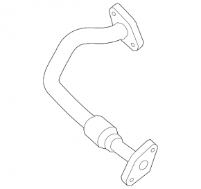 EGR tube long VW Passat b7 12-14 2.0TDI