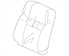 Driver's seat Honda CRV 12-12 without airbag, cloth black