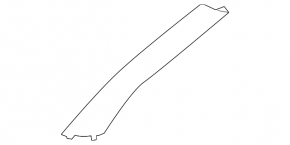 Mercedes W164 ML right front pillar trim, beige