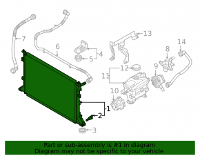 Kia EV6 22-24 Water Cooling Radiator