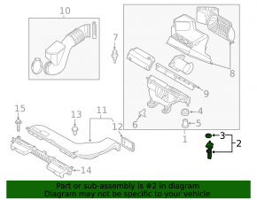 Air Filter Housing Bracket Hyundai Sonata 15-19