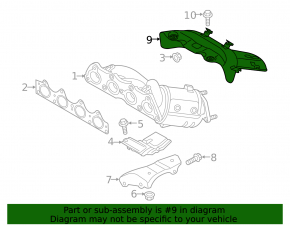 Manifold Guard Hyundai Veloster 12-17