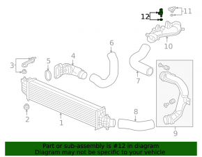 Intake Air Temperature Sensor Honda Insight 19-22
