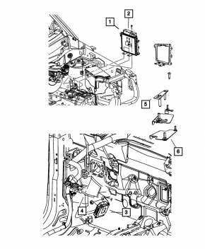 Jeep Compass 11-16 automatic transmission computer