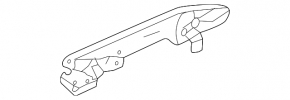 Lexus NX 15-21 Graphite 1H9 Front Right Outer Door Handle
