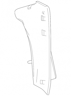 Outer Wing Light Cover Rear Left Toyota Prius 50 16-18