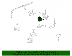 Lexus RX300 98-03 Steering Angle Sensor