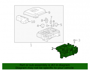 Chevrolet Equinox 22-24 Underhood Fuse Box