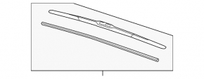 Left wiper arm Chevrolet Malibu 13-16