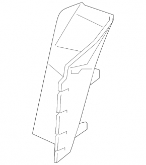 Right outer light cover for Hyundai Santa FE 21-23 halogen