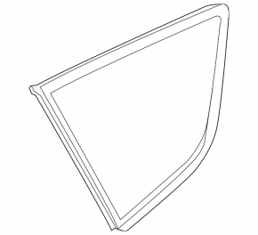 Rear left blind glass window Ford C-max MK2 13-18 mat