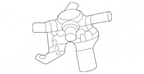 Ford Mustang Mach-E 21-23 Cooling System Valve with Bracket