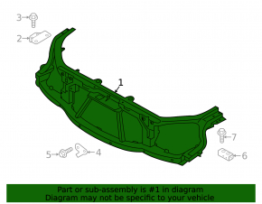 Land Rover Discovery 17-23 2.0, 3.0 radiator panel TV