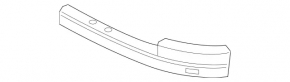Front bumper bracket left Mercedes CLA 14-19