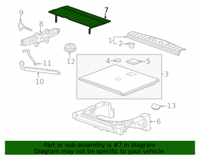 Trunk Floor Rear GMC Terrain 14-16