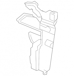 Right radiator deflector Nissan Murano z52 15-18