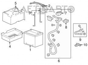 Battery Housing Acura MDX 14-15