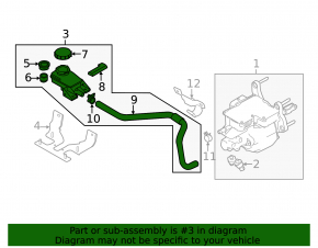 Nissan Leaf 11-14 Master Cylinder Reservoir
