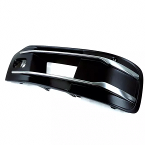 Front bumper grill right Audi Q7 16-19 chrome for parking sensors without radar