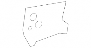 Front left door casing seal front Toyota Prius 50 Prime 17-22