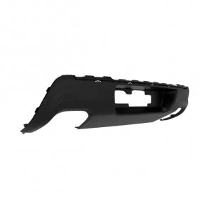 Lower rear bumper trim Jeep Cherokee KL 19-21 for 2 pipes, structure, for chrome tips, for towbar,
