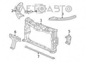 TV eyelash right Honda Civic XI FE/FL 22-