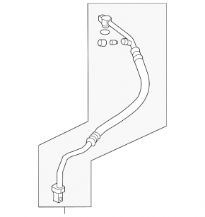Subaru Outback 15-16 air conditioner condenser-compressor hose