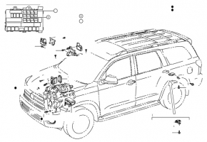 COMPUTER ASSY, FUEL PUMP CONTROL Toyota Sequoia 08-16