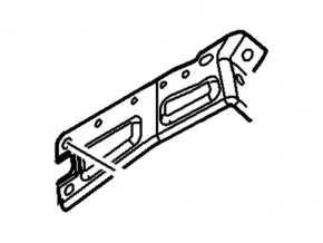 Front Left Fender Bracket Ford Flex 09-12