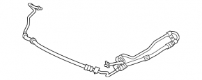 High pressure hose power steering Porsche Panamera 10-16 feed