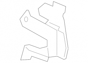 Blind Spot Sensor Bracket (BSM) Left Porsche Cayenne 19-23