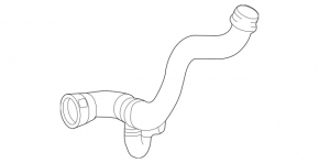 Lower cooling pipe Mercedes W166 ML/GLE 12-18