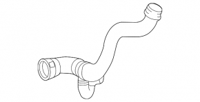 Lower cooling pipe Mercedes W166 ML/GLE 12-18