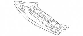 Front bumper protection for Mercedes W212 10-13