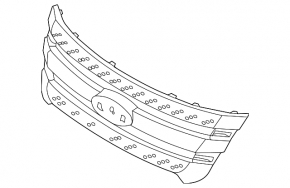 Radiator grill overlay Ford Explorer 11-15 prerest